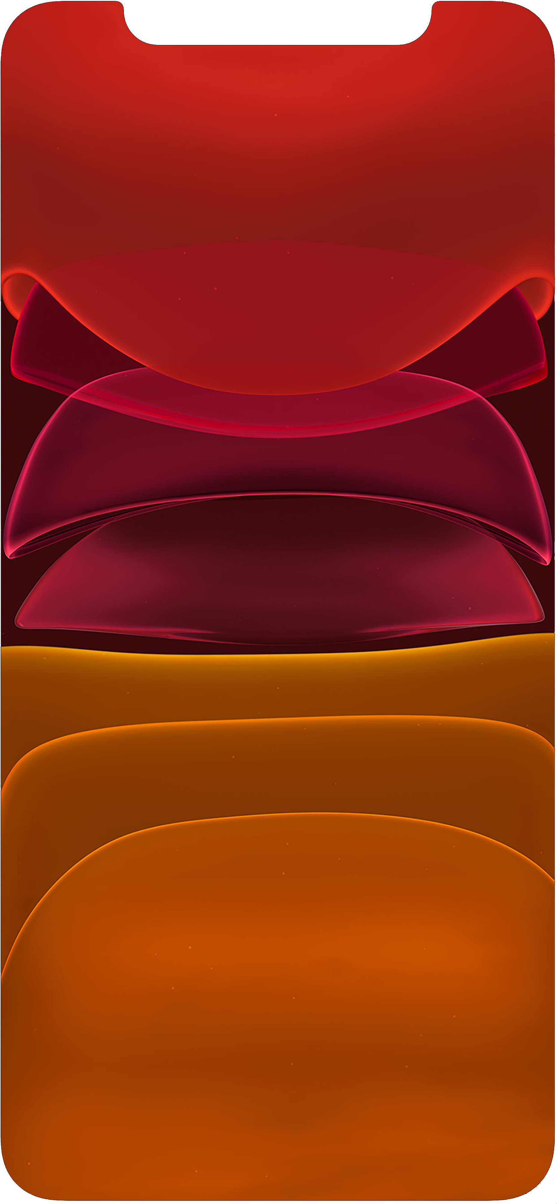 iphone 11 yellow notch wallpaper