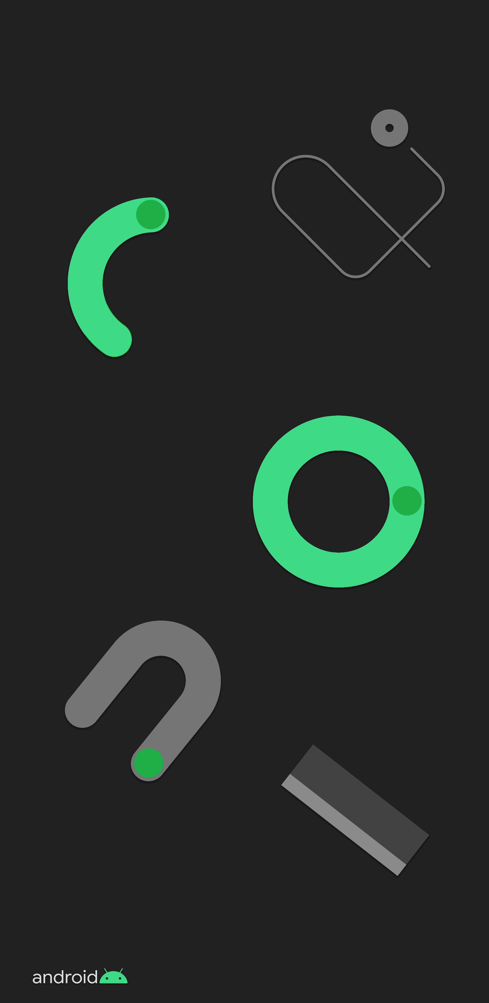 pixel 4 doodle black green techlomedia